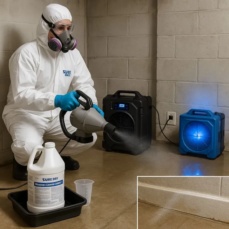 Sanitization and Odor Removal process in East Highland Park, VA